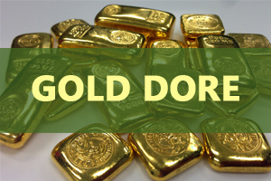 Gold Dore Button